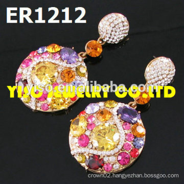 costume latest rhinestone earrings